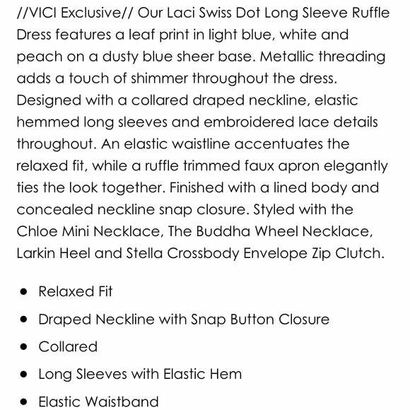 NWT Vici wrap style shirt dress - Picture 7 of 8